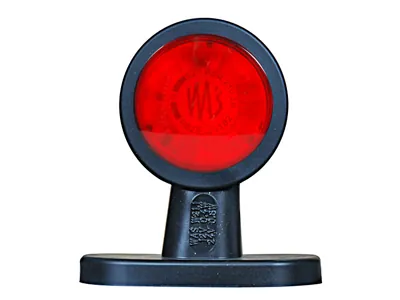 WAS LED sānu gabarītu lukturi (Radziņi), baltā/sarkanā krāsā, 12-24V, ECE sertificēti