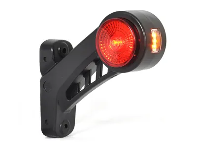 WAS LED Sānu Gabarītu Lukturis (Radziņš) - Labās Puses, Multikrāsu, 12-24V, ECE Sertificēts