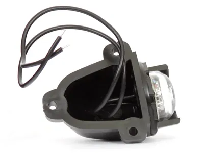 WAS LED Numura Zīmes Apgaismojums, Melns Gumijas Korpuss, ECE Sertificēts, 12-24V - Attēls 2