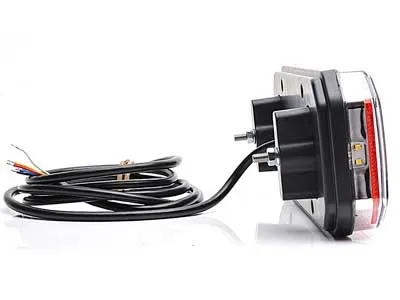 LED Dinamiskais Aizmugures Lukturis Kvadrāta | IP66/68 Ūdensizturīgs | 12-24V | EC E20 Sertificēts - 1606-27892