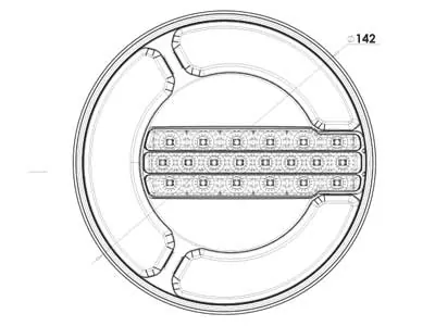Universāls Apaļš LED Aizmugures Lukturis ar Dinamisko Indikatoru, 12-24V, IP66/68 - Attēls 2