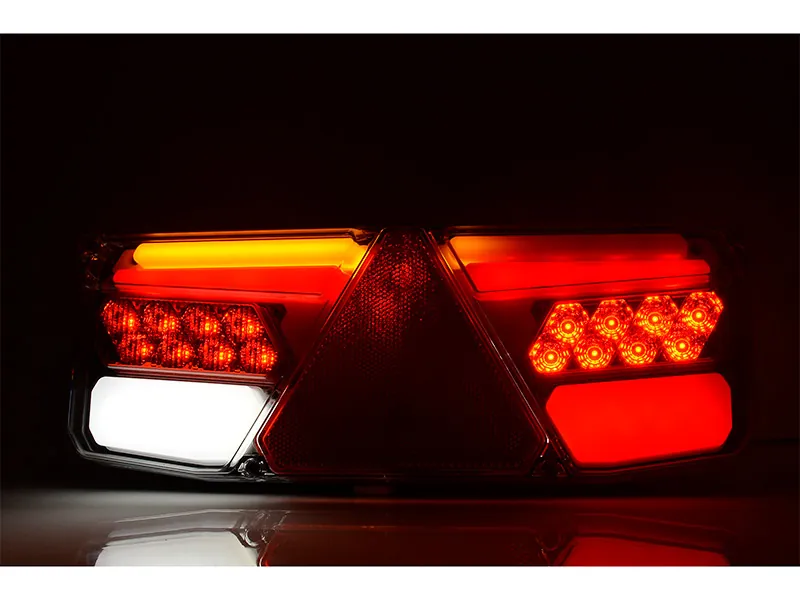 WAS LED aizmugurējais lukturis piekabēm un puspiekabēm, 12-24V, dinamiskais pagrieziena rādītājs - Attēls 4