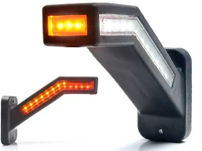 WAS LED Sānu Gabarītu Lukturis ar Bremžu Funkciju - Daudzfunkcionāls 12/24V ECE Sertificēts - Attēls 2