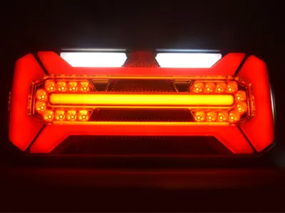 WAS LED Aizmugurējais Lukturis Piekabēm ar Multifunkcionalitāti, 12-24V, IP66/68 - Attēls 4