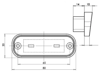 WAS LED Numura Zīmes Apgaismojums 12-24V ar ECE/SAE Sertifikāciju - Attēls 4
