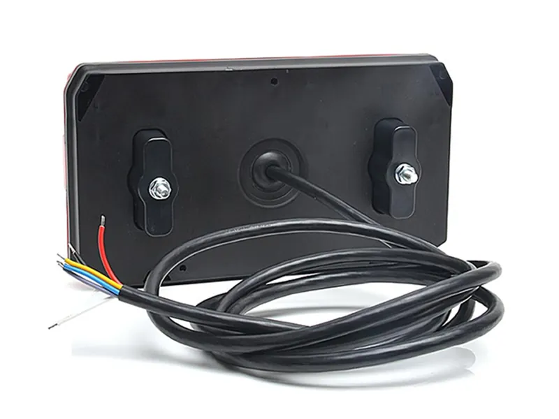 WAS Universāls LED aizmugurējais lukturis piekabēm ar 5 funkcijām, 12-24V - Attēls 2