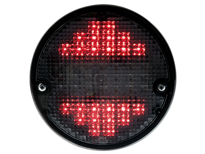 LED Aizmugures Lukturis ar Dinamisko Pagrieziena Signālu 12-24V, ECE Apstiprināts, Apaļš - Attēls 6