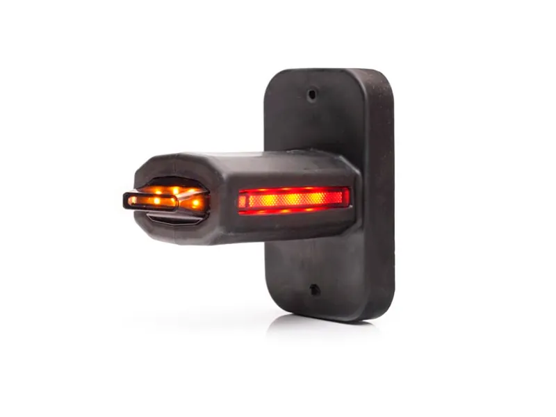 Was LED Sānu Gabarītu Lukturis, 12/24V, ECE un ADR Sertificēts, Kreisā Puse