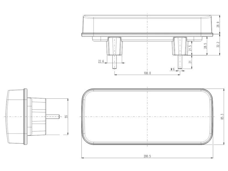 Was LED Aizmugures Lukturis - Daudzfunkcionāls, IP66/68 Ūdensizturīgs, ECE Sertificēts - Attēls 2