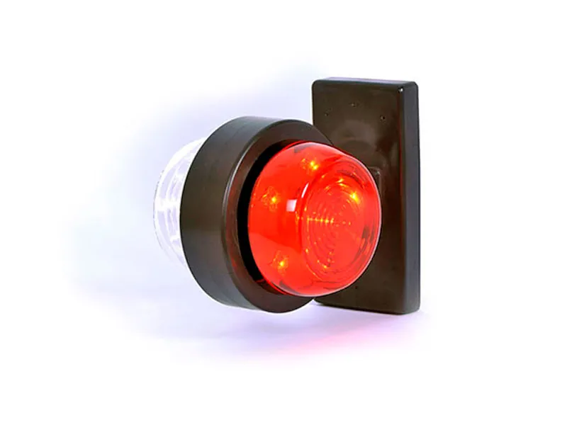 WAS LED sānu gabarītu lukturi (radziņi) 12/24V, ECE un ADR sertificēti, ø78mm - Attēls 2