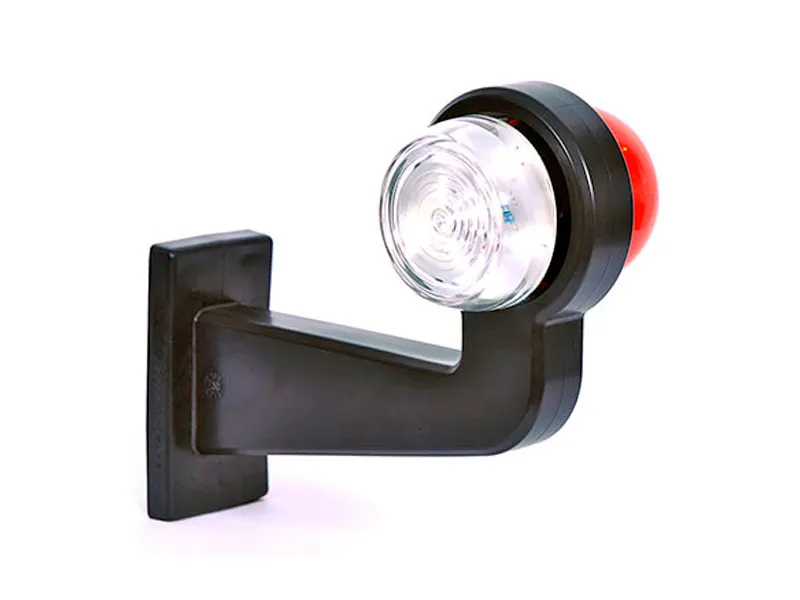 WAS LED Sānu Gabarītu Lukturis (Radziņš) - ECE/ADR sertificēts, 12/24V, Universālam Transportam