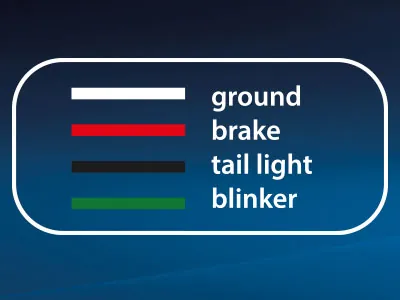 AUTOLINE LED Aizmugures Lukturis ar Dinamisko Pagrieziena Signālu, IP67, 12-24V - Attēls 2