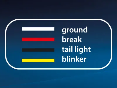 AUTOLINE LED Aizmugures Lukturis ar Dinamisko Pagrieziena Signālu, IP67, 12-24V - Attēls 2