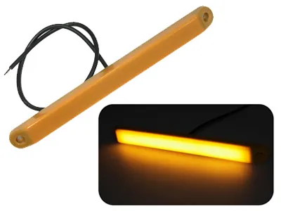 Dzeltens ADR Apstiprināts LED Sānu Gabarītu Lukturis, 24V, 2W, 0.5m Vads