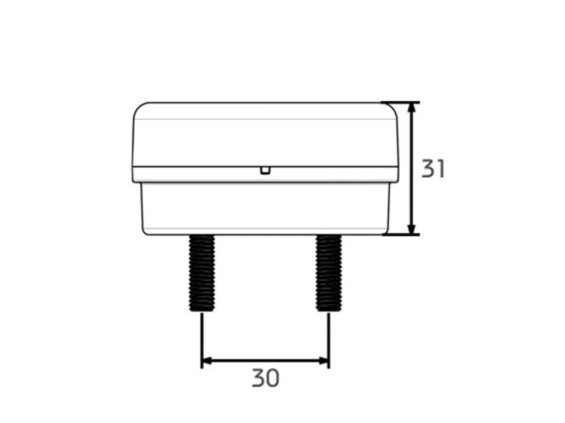 Profesionāls LED Aizmugures Miglas Lukturis 6 LED, 12-24V, ECE sertificēts - Attēls 5