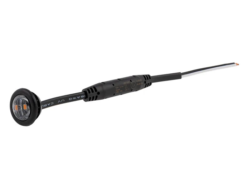 OPTIBEAM DARK PHANTOM Dzeltenais LED Sānu Gabarīta Lukturis 8-32V ECE R148 Sertificēts - Attēls 5