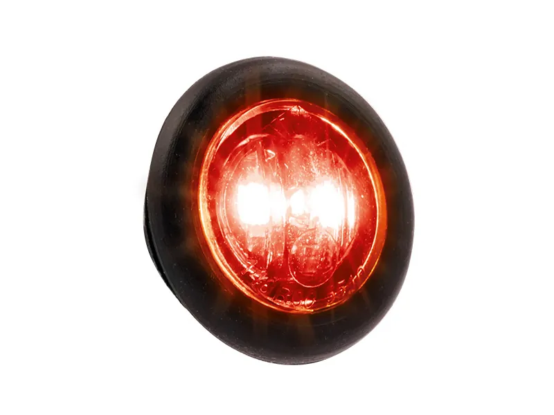 OPTIBEAM DARK PHANTOM LED sarkans sānu gabarīta lukturis, 8-32V, ECE apstiprināts - Attēls 2