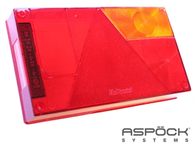 Aspöck Rezerves Stikla Pārsegs Piekabes Lukturim - 240x140mm - Papildlukturi.lv