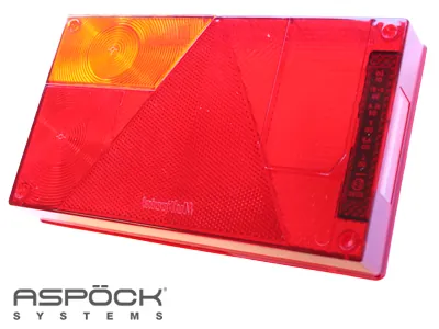 Aspöck Papildu Stikla Pārsegs Piekabes Lukturim (240x140mm)