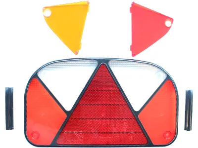 Aspöck Extra Glass Cover Rezerves Stikls Piekabes Lukturiem - 240x140mm