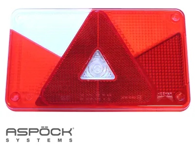 Aspöck Papildu stikla pārsegs piekabes lukturiem, 240x140mm