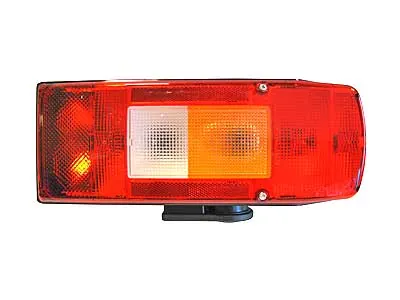 Trucklite 7-kameru aizmugurējais lukturis ar sānu marķējumu, 12-24V, divpunktu stiprinājums