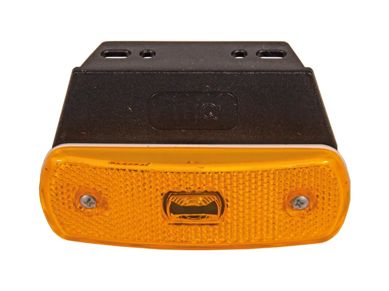 Dzeltens LED sānu gabarītu lukturis ar atstarotāju, 24V, 104x36mm