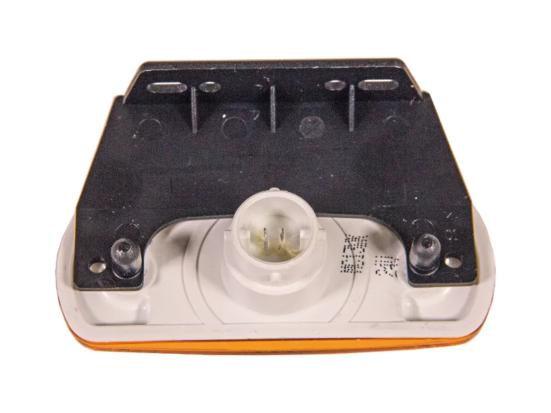 Dzeltens LED sānu gabarītu lukturis ar atstarotāju, 24V, 104x36mm - Attēls 2