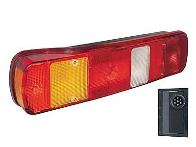 7 Kameru Aizmugures Lukturis ar Atstarotāju - 160mm Skrūvju Attālums, BA15s Savienojums