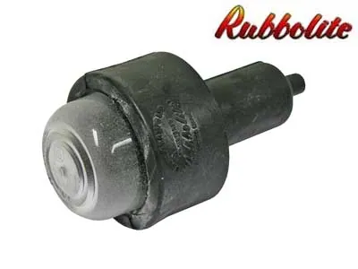 Baltais hologēna sānu gabarītu lukturis ar gumijas rāmi, BA15s savienojumu, 20mm montāžas caurumam