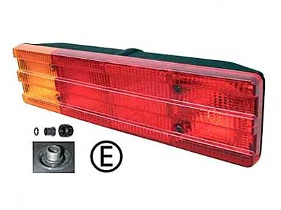 Universāls Kreisās Puses 4-kameru Aizmugurējais Lukturis ar Miglas Funkciju, 426x110x80mm, BA15s