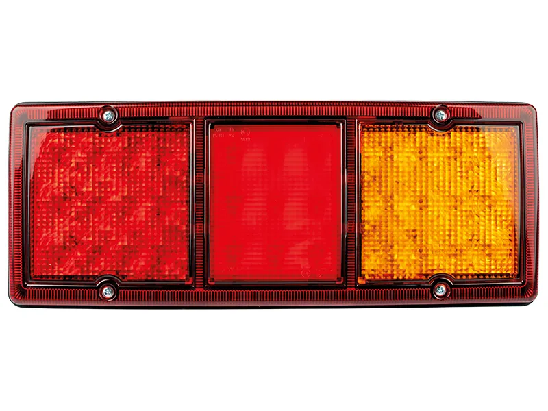 LED Aizmugures Lukturis, 3-kameru, Bremžu, Virzienrādītājs, 9-36V, 110mm Stiprinājums