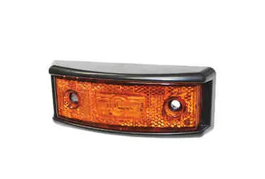 Profesionāls LED Sānu Gabarīta Lukturis - Dzeltena Stikla LED Lampa ar ECE un ADR Apstiprinājumu (10-30V)