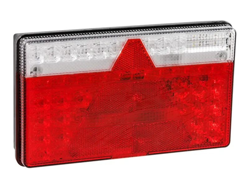 Aspöck LED Aizmugurējais lukturis piekabēm ar 5 funkcijām, 9-32V spriegumu