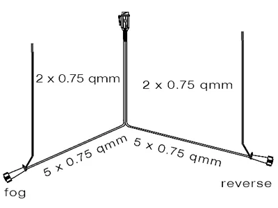 ASPöCK Kabeļu komplekts ar 13-pin spraudni un 5-pin bajoneti, 2 DC pagarinātājiem, 6m+2x4.5m - Attēls 2