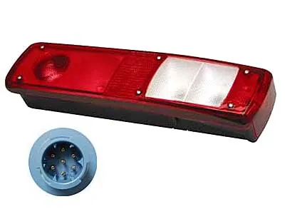 Vignal 7-kameru Aizmugures Lukturis ar Reflektoru - 12-24V, ECE E2 Sertificēts, ADR Atbilstošs