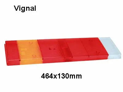 Rezerves stikla vāks 464x130mm auto aizmugures lukturiem - Extra Glass Cover