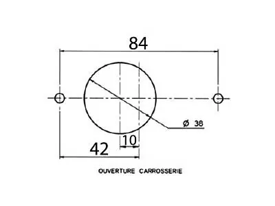 Dzeltens sānu gabarītu lukturis ar atstarotāju Iveco Stralis/Trakker automašīnām - Attēls 3