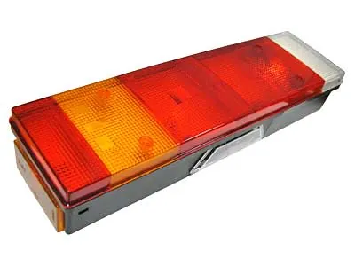 Vignal 7-kameru kreisās puses aizmugurējais lukturis ar sānu marķieri un numura apgaismojumu