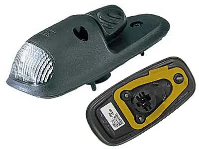 Baltais Jumta Gabarītlukturis ar E2 Sertifikāciju 12/24V, Uzstādīšanai uz Jumta