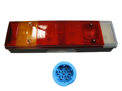 Vignal 7-kameru aizmugures lukturis kreisais ar numurzīmes apgaismojumu, Renault kravas automobiļiem