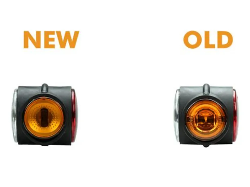 PROPLAST LED Sānu Gabarītu Lukturis (radziņš) ar Gumijas Stiprinājumu, 12-24V, ADR sertificēts - Attēls 2