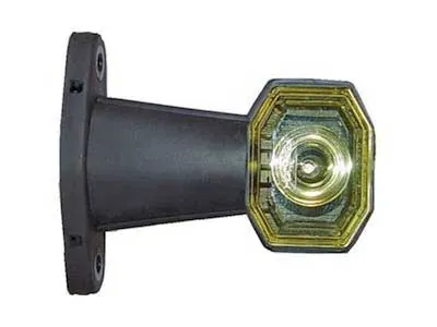 PROPLAST LED Sānu Gabarītu Lukturis (Radziņš) ar Gumijas Kronšteinu, 24V, Baltā/Sarkanā krāsā, ADR Sertificēts