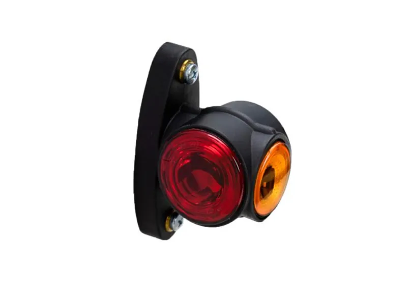 PROPLAST LED Sānu Gabarītu Lukturis ar Gumijas Stiprinājumu, 12-24V, Baltā/Sarkanā/Dzeltenā Krāsā, ADR Sertificēts