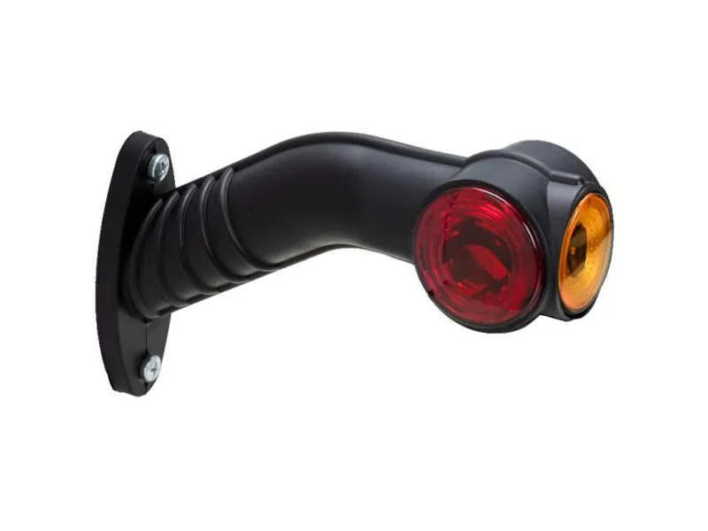PROPLAST LED Sānu Gabarītu Lukturis ar Gumijas Stiprinājumu, 12-24V, ADR, 3 LED