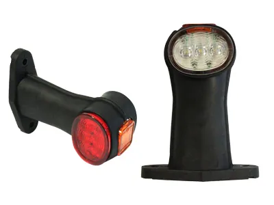 Universāls LED Sānu Gabarītu Lukturis ar Gumijas Stiprinājumu (12-30V) Multikrāsu