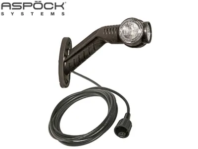 ASPöCK LED Sānu Gabarītu Lukturis - Gumijas Rokturis, 24V, ADR Sertificēts