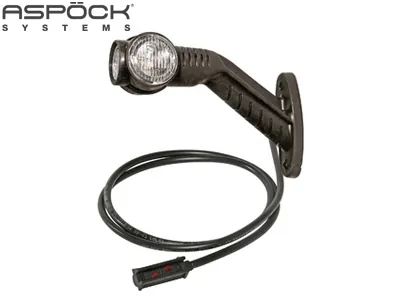 ASPöCK LED Sānu Gabarītu Lukturis (radziņš) ar Gumijas Balstu, 24V, ADR Sertificēts