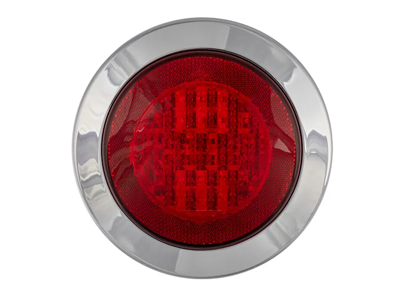 LED Aizmugurējais Miglas Lukturis 24V ar Hromētu Korpusu