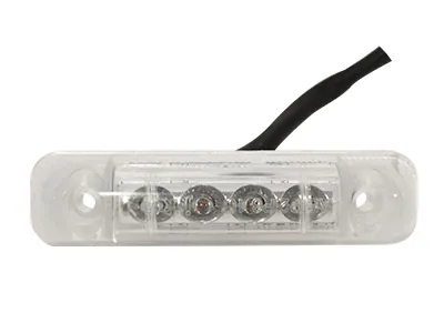 JOKON LED Dzeltens Sānu Gabarītu Lukturis ar 4 LED, 12V, Virsmas Montāžai